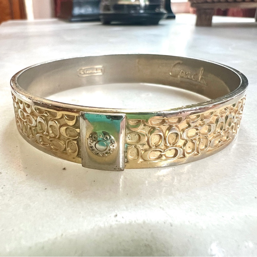 Coach Gold Bangle Bracelet